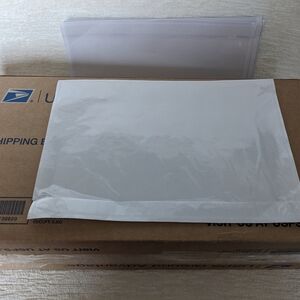 25ct Clear Shipping Envelopes Pouches Self Adhesive 7" X 10"